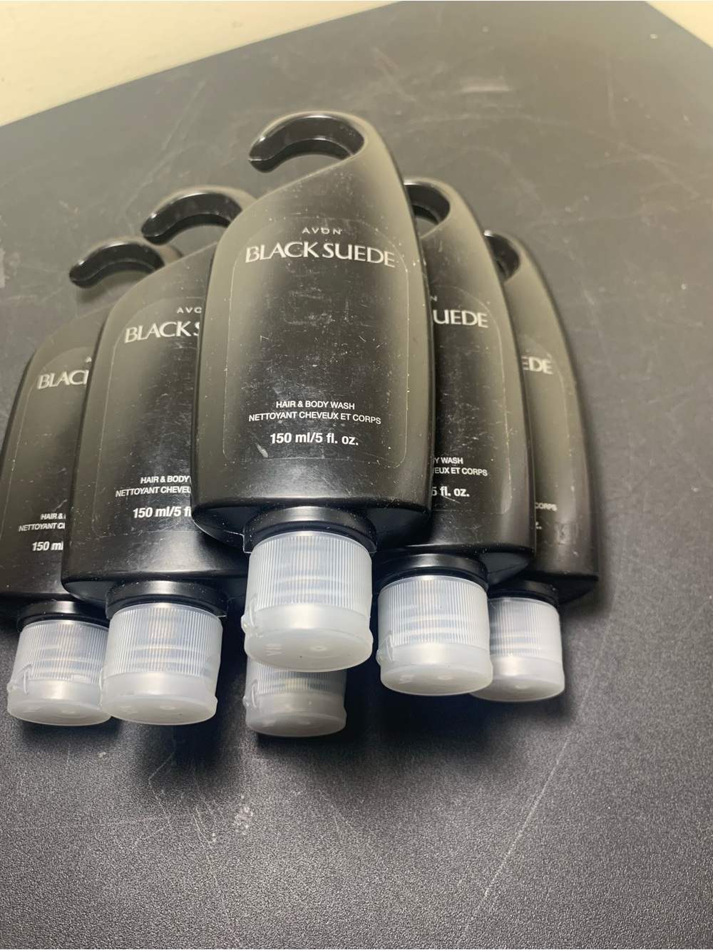 Men’s Avon Black Suede Shower Gel (Lot of 6) 150ml/5oz